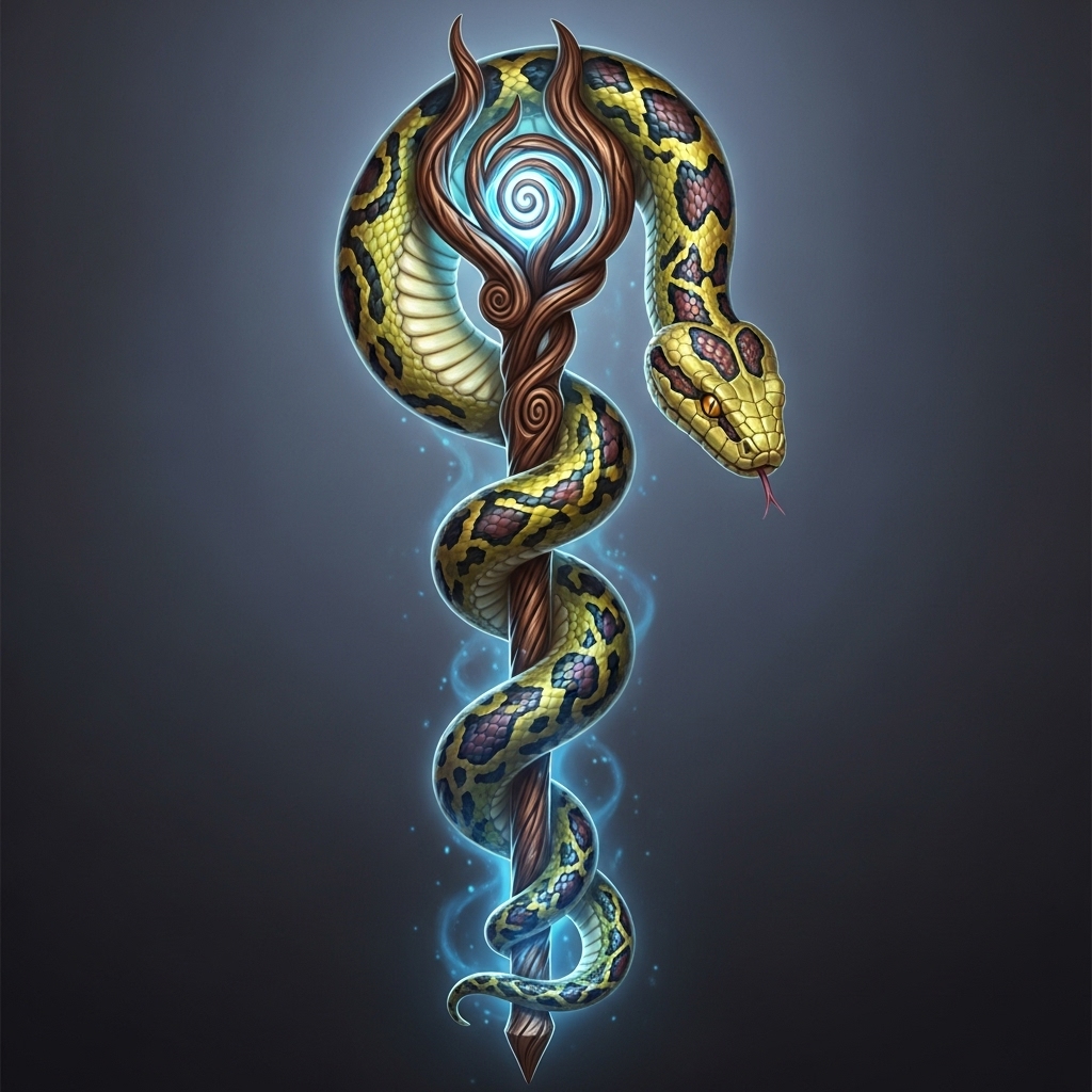 Staff of the Python