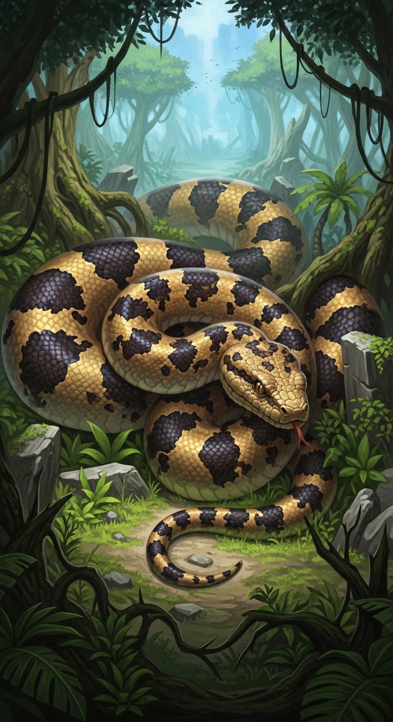Giant Constrictor Snake