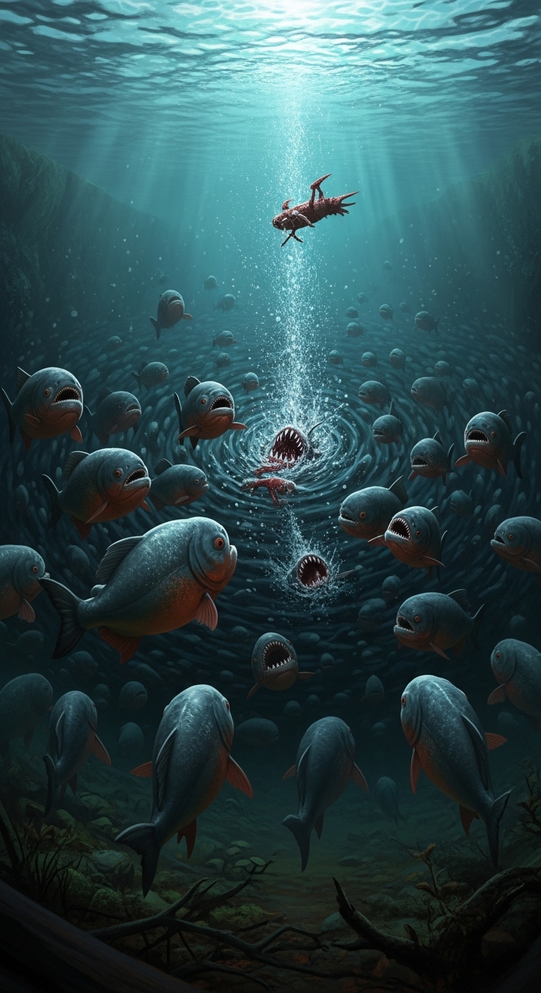 Swarm of Piranhas