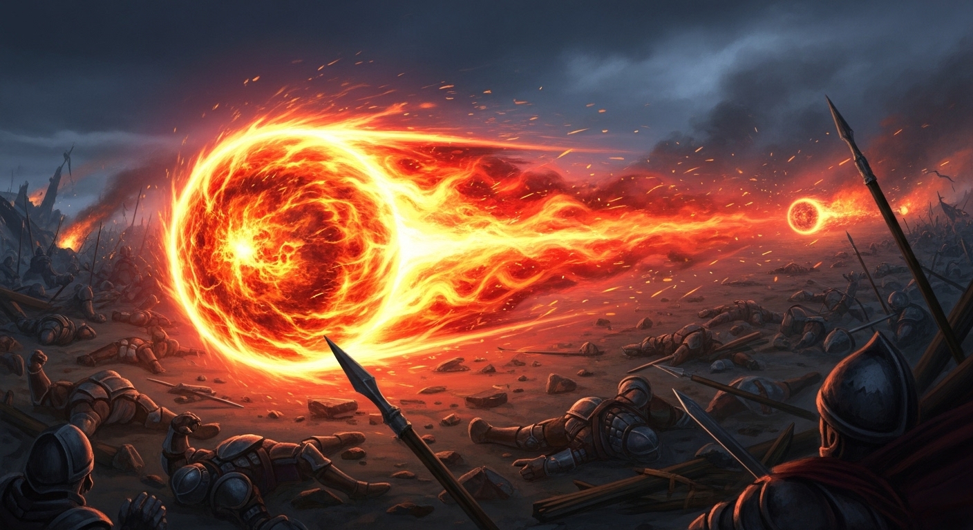 Flaming Sphere
